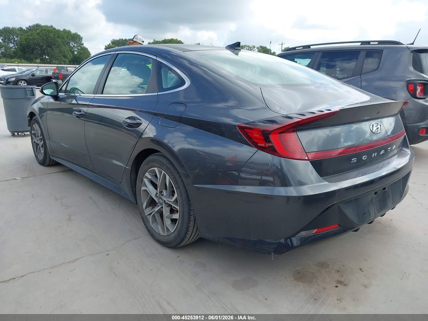 2020 Hyundai Sonata VIN 5NPEF4JA9LH001772 IAAI salvage auction — FRONT END, Salvage Title, sold $975 on 2026-07-28 (photo 3)
