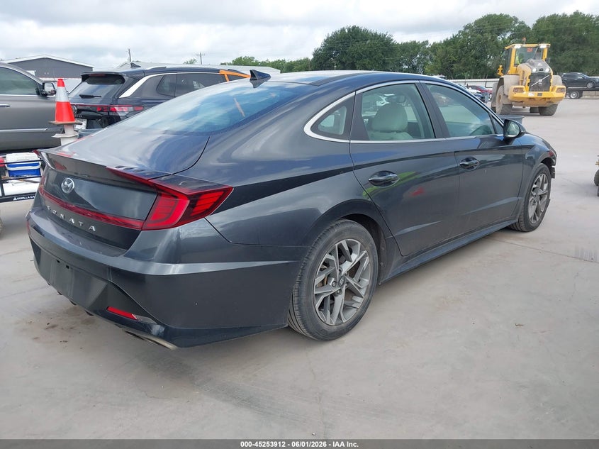 2020 Hyundai Sonata VIN 5NPEF4JA9LH001772 IAAI salvage auction — FRONT END, Salvage Title, sold $975 on 2026-07-28 (photo 4)
