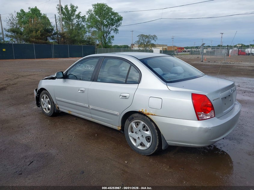 2006 Hyundai Elantra VIN KMHDN46D66U232068 IAAI salvage auction — FRONT END, Clear (Indiana), sold $225 on 2026-07-07 (photo 3)
