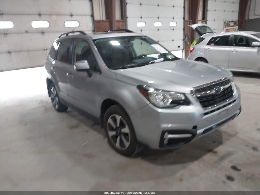 2018 Subaru Forester VIN JF2SJARC7JH485458 IAAI salvage auction — REAR END, Mv-907A (New York), sold $5,750 on 2026-07-15 (photo 1)
