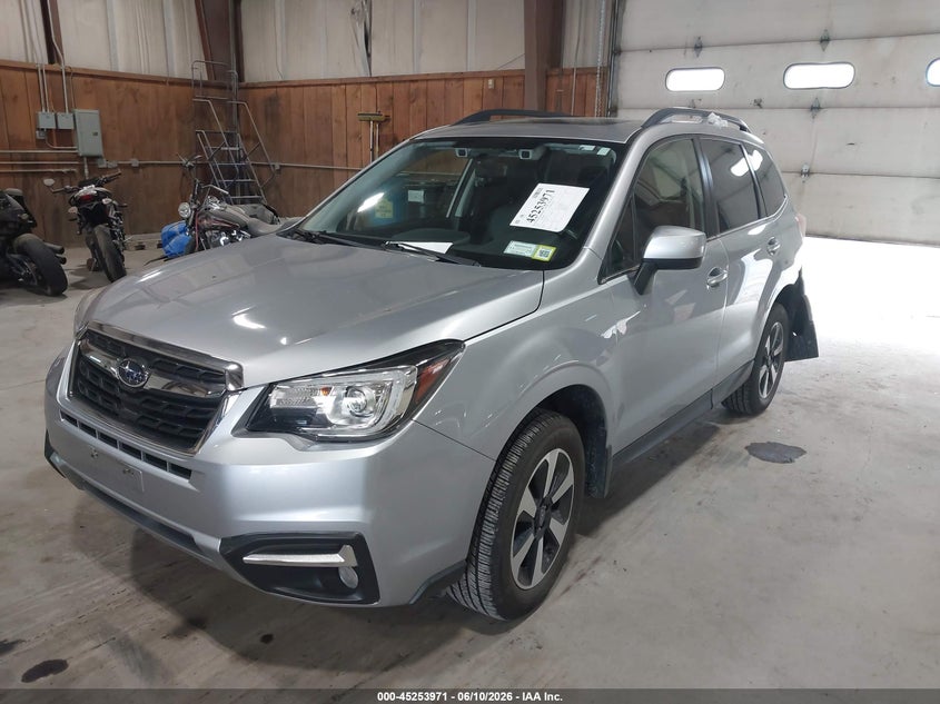 2018 Subaru Forester VIN JF2SJARC7JH485458 IAAI salvage auction — REAR END, Mv-907A (New York), sold $5,750 on 2026-07-15 (photo 2)