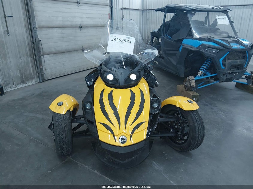 2009 Can-am Spyder roadster VIN 2BXJAAA179V000604 IAAI salvage auction — FRONT END, Prior Salvage (Minnesota), sold $275 on 2026-07-22 (photo 5)