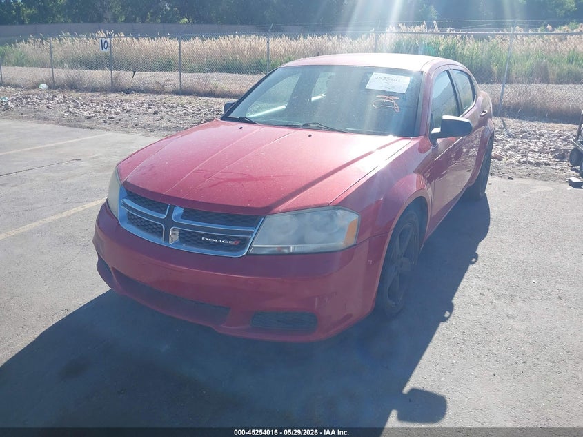 2013 Dodge Avenger VIN 1C3CDZAB3DN516954 IAAI salvage auction — NORMAL WEAR, Salvage Title, sold $425 on 2026-07-09 (photo 6)