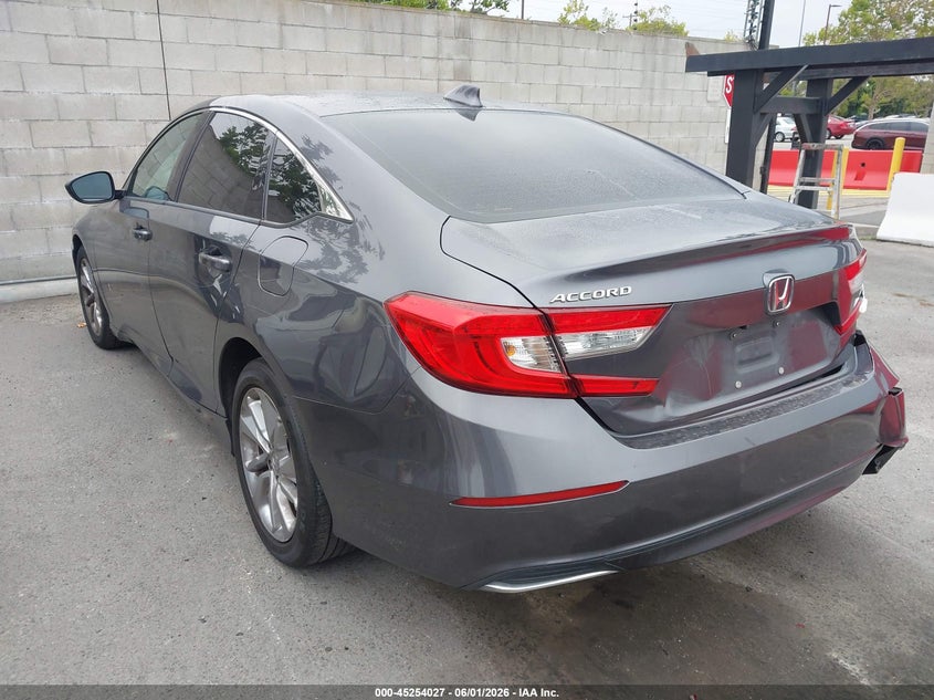 2020 Honda Accord VIN 1HGCV1F15LA052521 IAAI salvage auction — RIGHT REAR, Salvage Title, sold $3,750 on 2026-07-09 (photo 3)