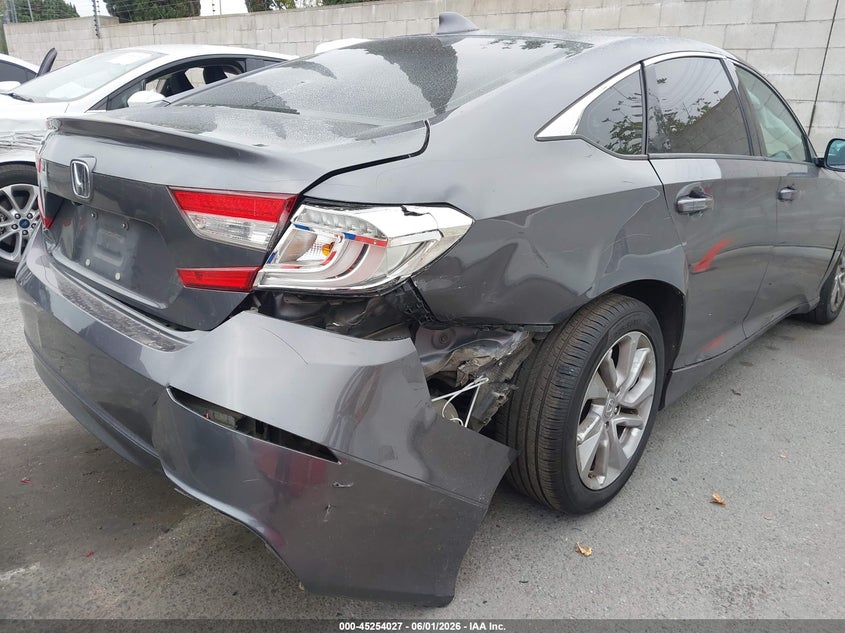 2020 Honda Accord VIN 1HGCV1F15LA052521 IAAI salvage auction — RIGHT REAR, Salvage Title, sold $3,750 on 2026-07-09 (photo 6)