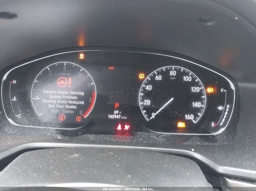 2020 Honda Accord VIN 1HGCV1F15LA052521 IAAI salvage auction — RIGHT REAR, Salvage Title, sold $3,750 on 2026-07-09 (photo 7)