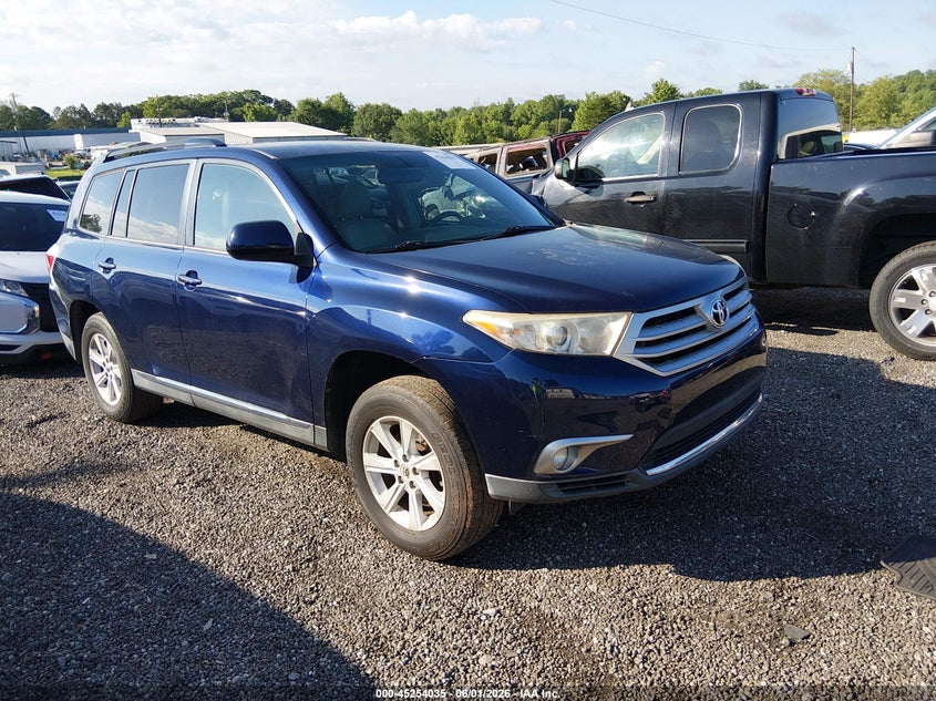 2011 Toyota Highlander VIN 5TDZK3EH5BS028765 IAAI salvage auction — LEFT REAR, Salvage (South Carolina), sold $3,650 on 2026-07-07 (photo 1)