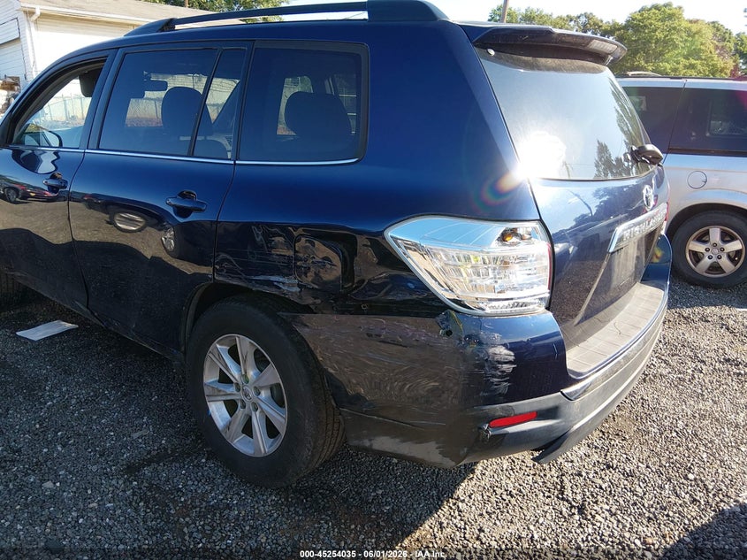2011 Toyota Highlander VIN 5TDZK3EH5BS028765 IAAI salvage auction — LEFT REAR, Salvage (South Carolina), sold $3,650 on 2026-07-07 (photo 6)