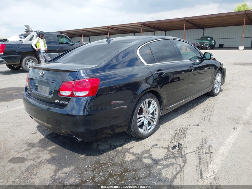 2008 Lexus Gs 450h VIN JTHBC96S385012606 IAAI salvage auction — FRONT END, Salvage (California), sold $925 on 2026-07-08 (photo 4)