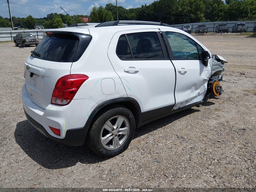 2021 Chevrolet Trax VIN KL7CJLSB4MB325803 IAAI salvage auction — RIGHT FRONT, Salvage Title, sold $775 on 2026-07-06 (photo 4)