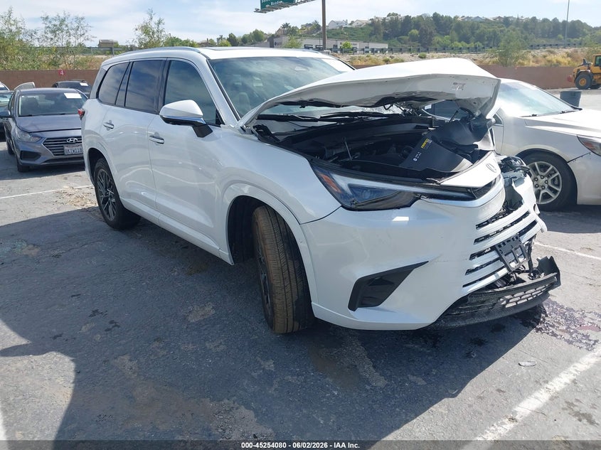 2026 Lexus Tx VIN 5TDAAAB69TS065245 IAAI salvage auction — FRONT END, Salvage Title, sold $10,300 on 2026-07-29 (photo 1)