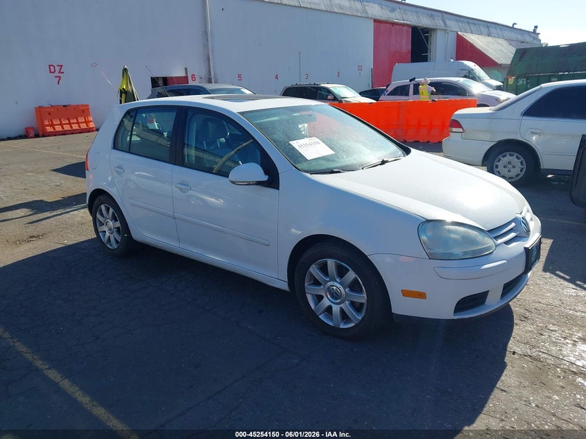 2009 Volkswagen Rabbit VIN WVWDB71K69W048911 IAAI salvage auction — LEFT REAR, Salvage (Oregon), sold $250 on 2026-07-30 (photo 1)