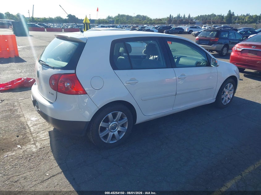 2009 Volkswagen Rabbit VIN WVWDB71K69W048911 IAAI salvage auction — LEFT REAR, Salvage (Oregon), sold $250 on 2026-07-30 (photo 4)