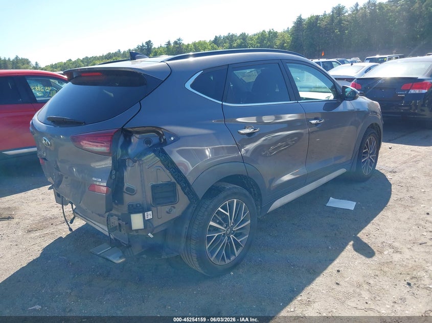 2020 Hyundai Tucson VIN KM8J3CAL1LU223758 IAAI salvage auction — REAR END, Salvage Title, sold $4,100 on 2026-07-17 (photo 4)
