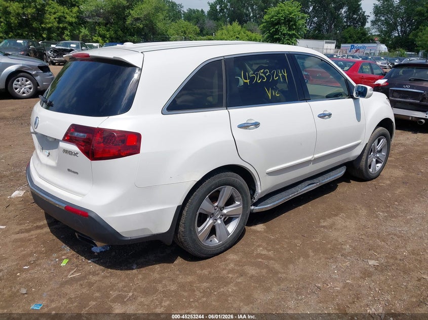 2012 Acura Mdx VIN 2HNYD2H22CH521160 IAAI salvage auction — REAR END, Salvage Title, sold $300 on 2026-07-22 (photo 4)