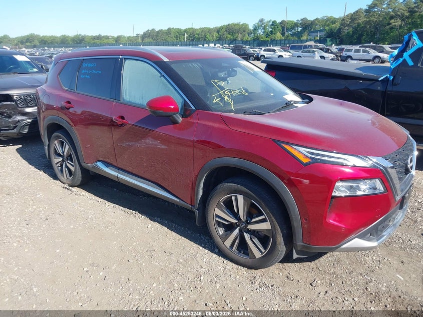 2023 Nissan Rogue VIN JN8BT3DD1PW300110 IAAI salvage auction — WATER/FLOOD, Salvage Title, sold $7,200 on 2026-07-07 (photo 1)