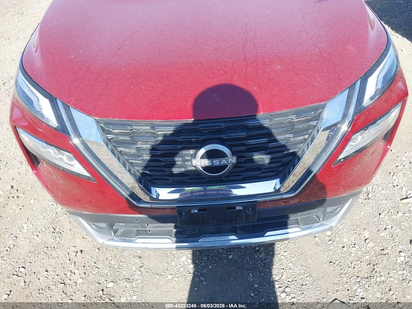 2023 Nissan Rogue VIN JN8BT3DD1PW300110 IAAI salvage auction — WATER/FLOOD, Salvage Title, sold $7,200 on 2026-07-07 (photo 6)
