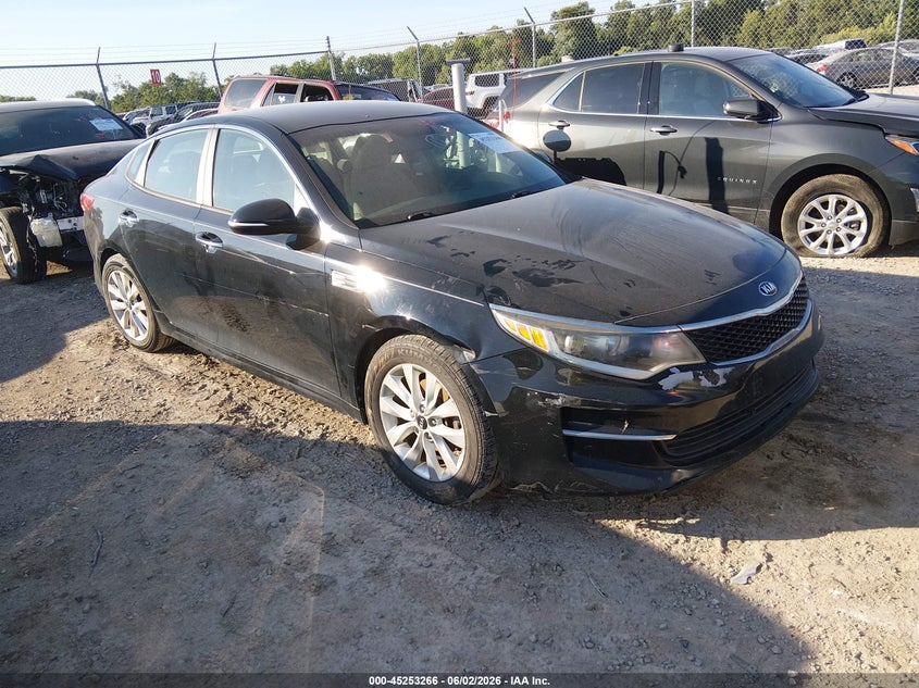 2018 Kia Optima VIN 5XXGT4L35JG252331 IAAI salvage auction — NORMAL WEAR, Original (Kentucky), sold $1,875 on 2026-07-20 (photo 1)