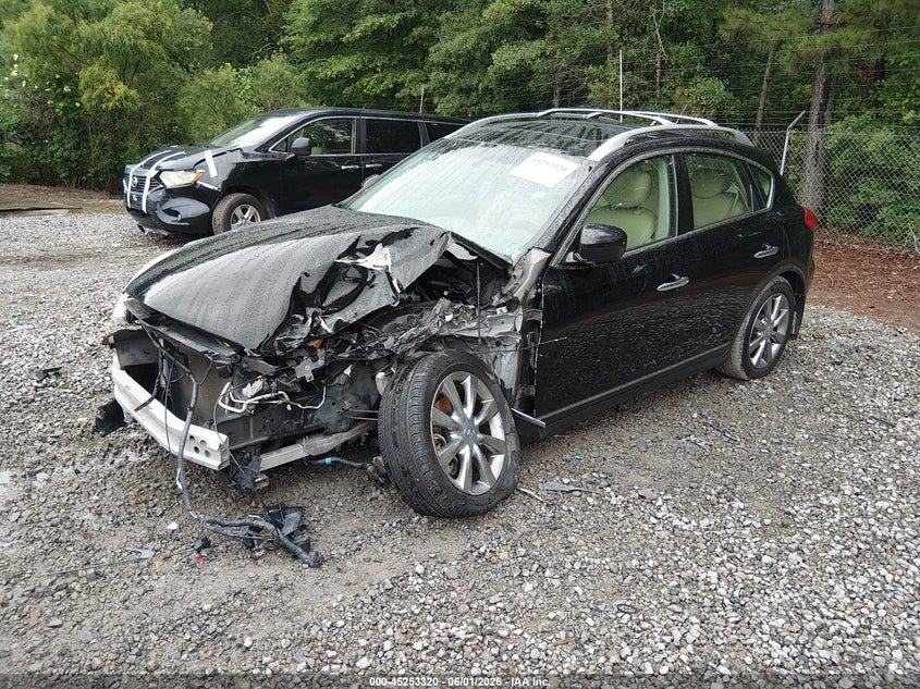 2011 Infiniti Ex35 VIN JN1AJ0HPXBM801343 IAAI salvage auction — LEFT FRONT, Salvage (South Carolina), sold $275 on 2026-07-07 (photo 2)