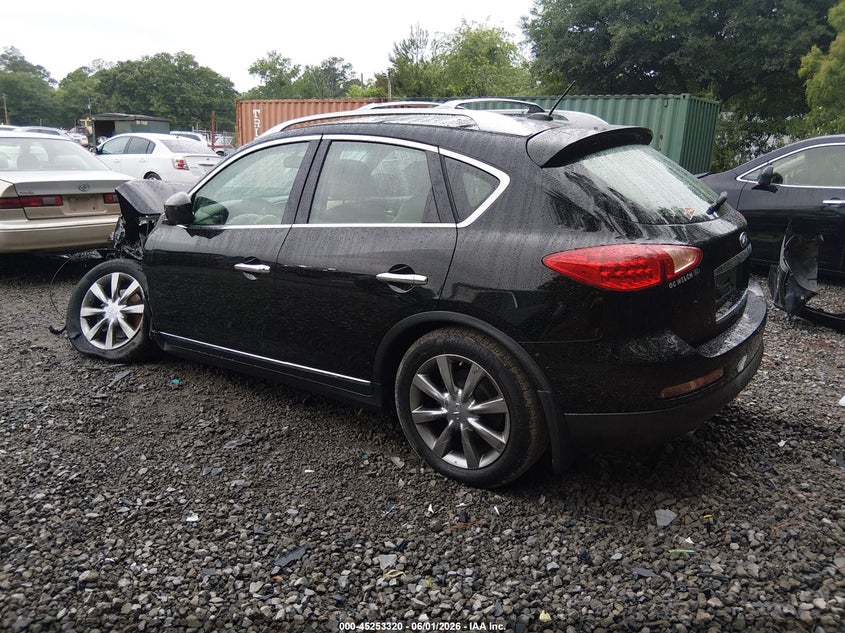 2011 Infiniti Ex35 VIN JN1AJ0HPXBM801343 IAAI salvage auction — LEFT FRONT, Salvage (South Carolina), sold $275 on 2026-07-07 (photo 3)