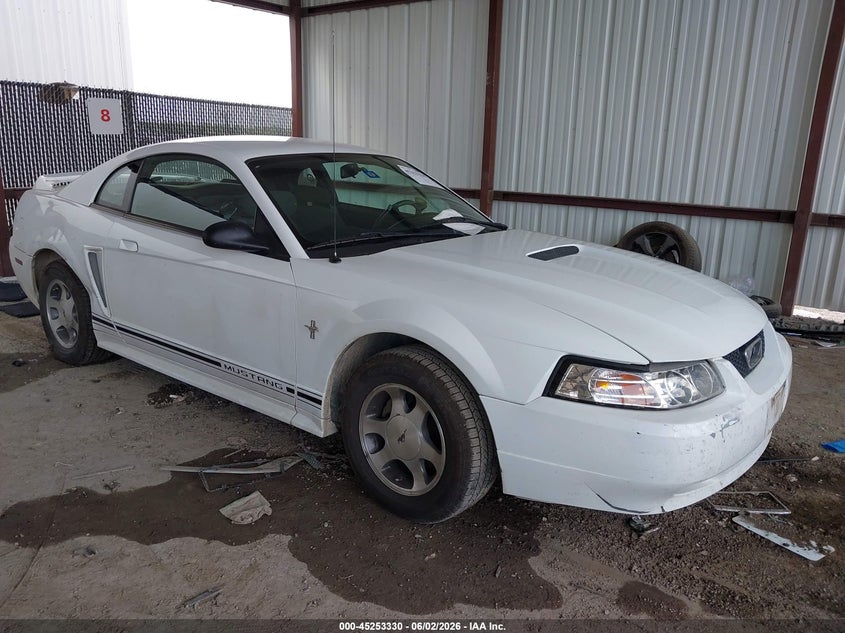 2000 Ford Mustang VIN 1FAFP4041YF110392 IAAI salvage auction — REAR END, Original (Texas), sold $400 on 2026-07-09 (photo 1)