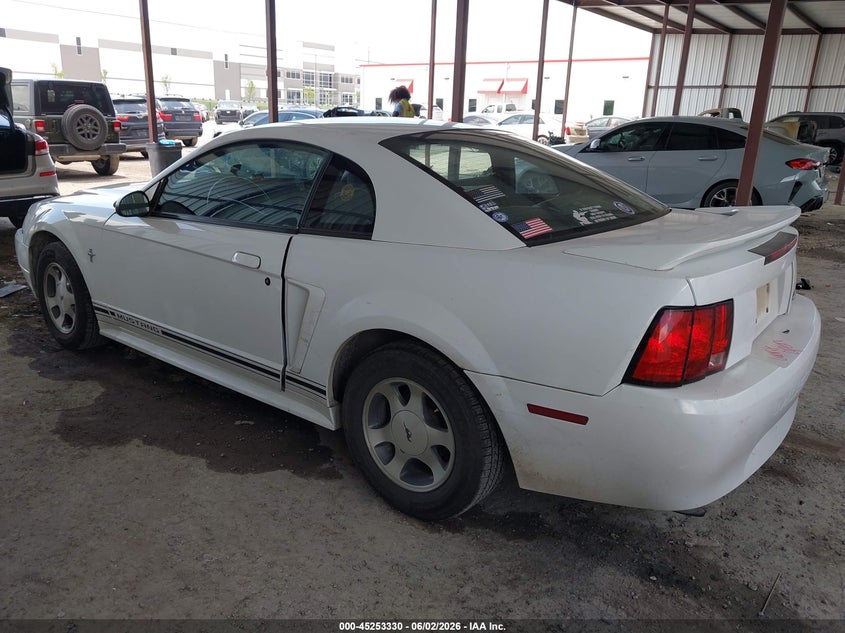 2000 Ford Mustang VIN 1FAFP4041YF110392 IAAI salvage auction — REAR END, Original (Texas), sold $400 on 2026-07-09 (photo 3)