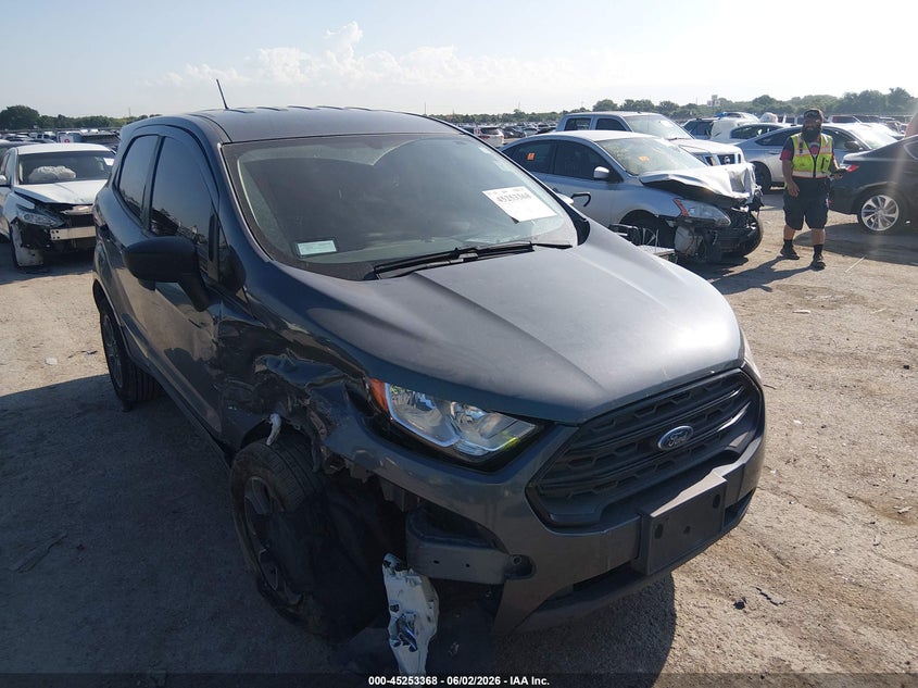 2019 Ford Ecosport VIN MAJ6S3FL0KC257464 IAAI salvage auction — RIGHT FRONT, Salvage (Texas), sold $1,450 on 2026-07-28 (photo 1)