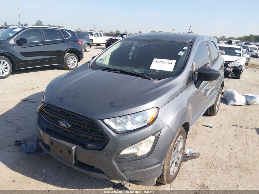 2019 Ford Ecosport VIN MAJ6S3FL0KC257464 IAAI salvage auction — RIGHT FRONT, Salvage (Texas), sold $1,450 on 2026-07-28 (photo 2)