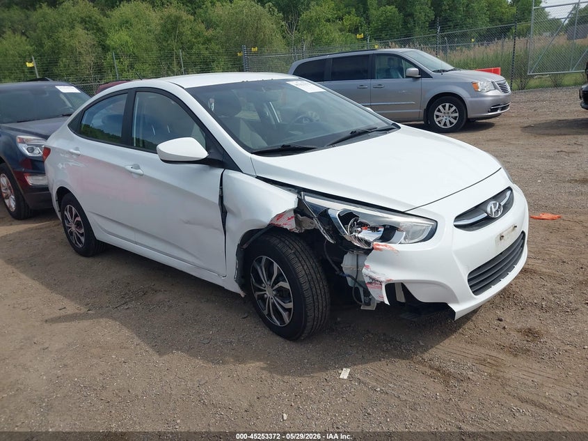 2015 Hyundai Accent VIN KMHCT4AE7FU876759 IAAI salvage auction — RIGHT FRONT, Salvage Title, sold $775 on 2026-07-22 (photo 1)