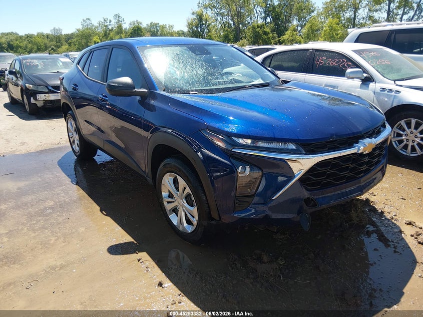 2024 Chevrolet Trax VIN KL77LFE23RC058955 IAAI salvage auction — FRONT END, Salvage Title, sold $6,375 on 2026-07-07 (photo 1)