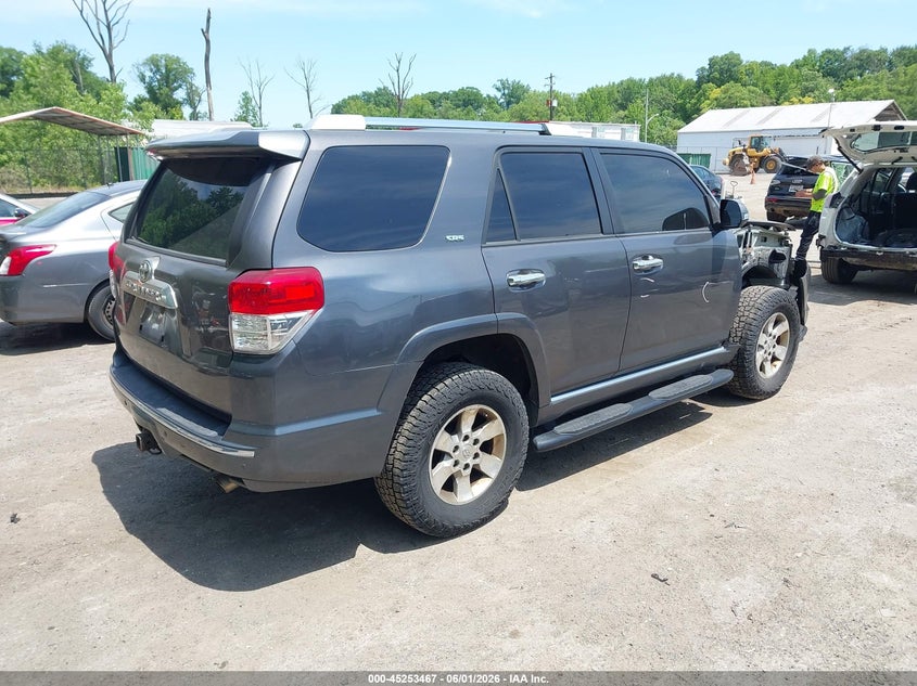 2010 Toyota 4runner VIN JTEBU5JR2A5011623 IAAI salvage auction — RIGHT FRONT, Salvage - Greater Than 75% (Maryland), sold $6,800 on 2026-07-28 (photo 4)