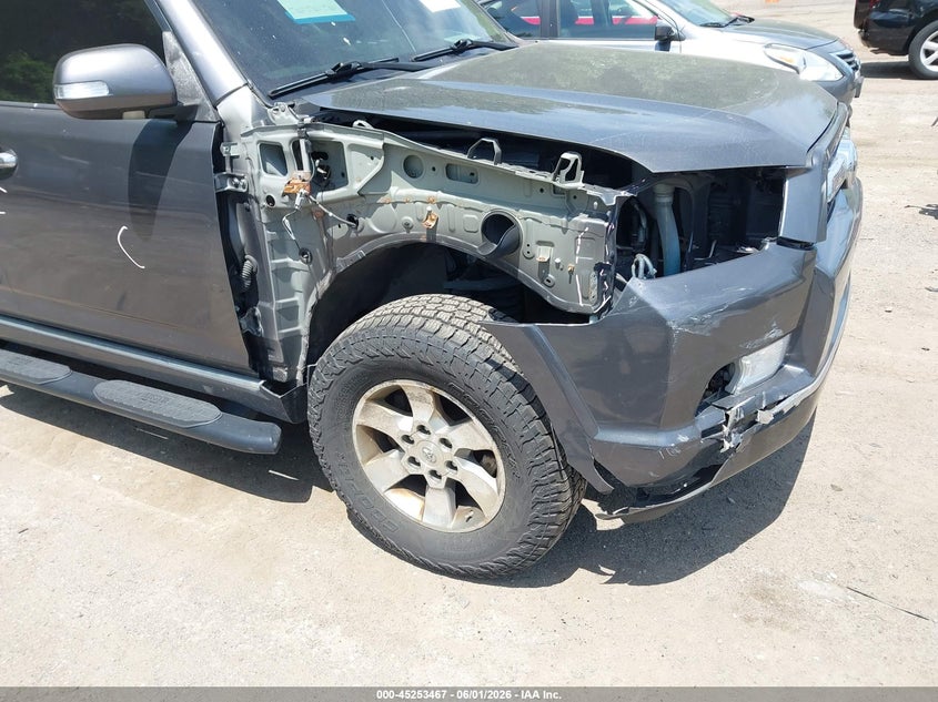 2010 Toyota 4runner VIN JTEBU5JR2A5011623 IAAI salvage auction — RIGHT FRONT, Salvage - Greater Than 75% (Maryland), sold $6,800 on 2026-07-28 (photo 6)