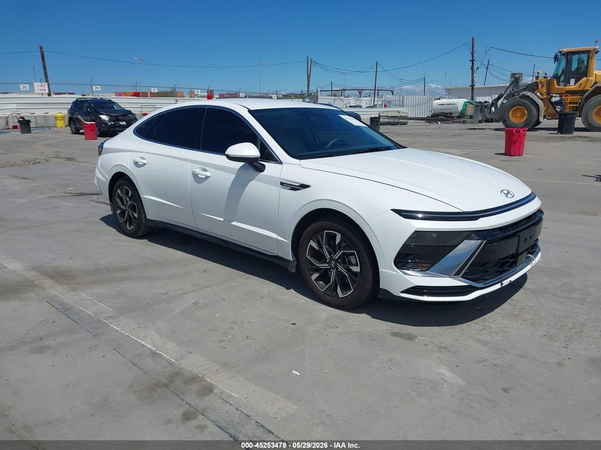 2024 Hyundai Sonata VIN KMHL64JAXRA421785 IAAI salvage auction — REAR END, Salvage Title, sold $8,200 on 2026-07-29 (photo 1)