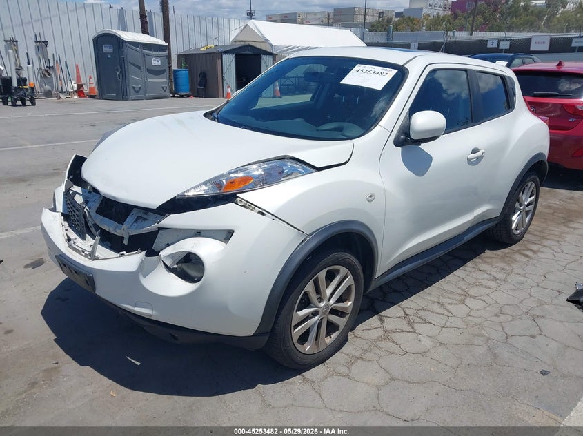 2013 Nissan Juke VIN JN8AF5MR5DT205654 IAAI salvage auction — FRONT END, Salvage Title, sold $800 on 2026-07-08 (photo 2)