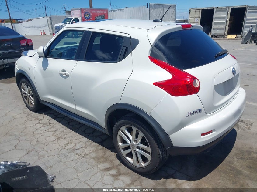 2013 Nissan Juke VIN JN8AF5MR5DT205654 IAAI salvage auction — FRONT END, Salvage Title, sold $800 on 2026-07-08 (photo 3)