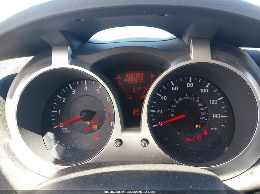 2013 Nissan Juke VIN JN8AF5MR5DT205654 IAAI salvage auction — FRONT END, Salvage Title, sold $800 on 2026-07-08 (photo 7)