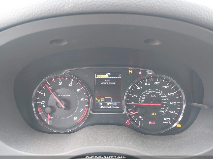 2018 Subaru Wrx VIN JF1VA1H67J9813291 IAAI salvage auction — SIDE, Salvage Title, sold $4,500 on 2026-07-23 (photo 7)