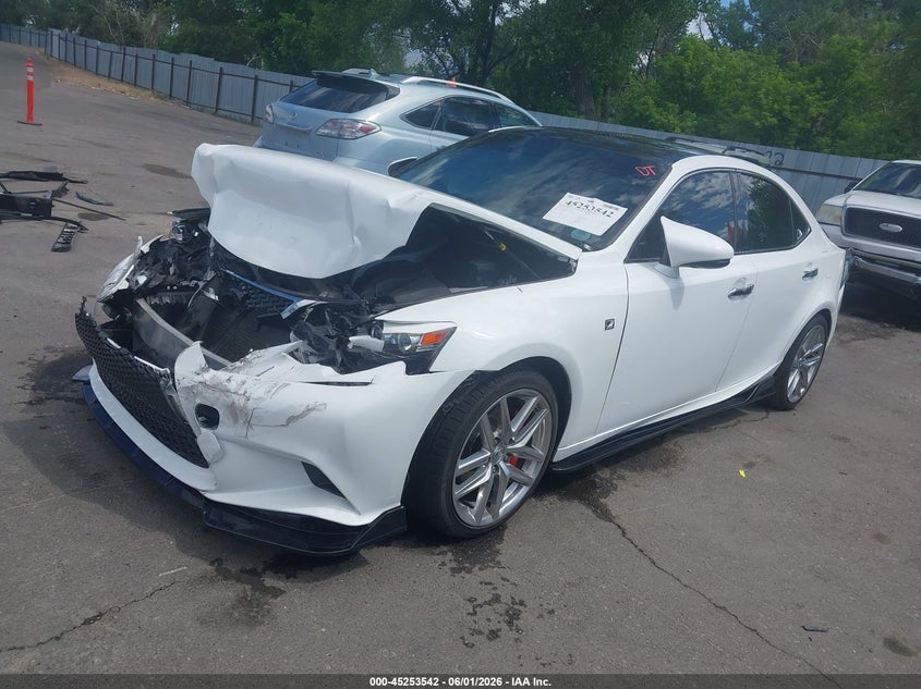 2016 Lexus Is VIN JTHCM1D21G5010048 IAAI salvage auction — FRONT END, Salvage Title, sold $2,250 on 2026-07-09 (photo 2)