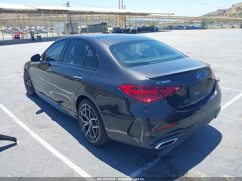 2023 Mercedes-benz C-klasse VIN W1KAF4GB9PR099575 IAAI salvage auction — FRONT & REAR, Salvage Title, sold $18,800 on 2026-07-15 (photo 3)