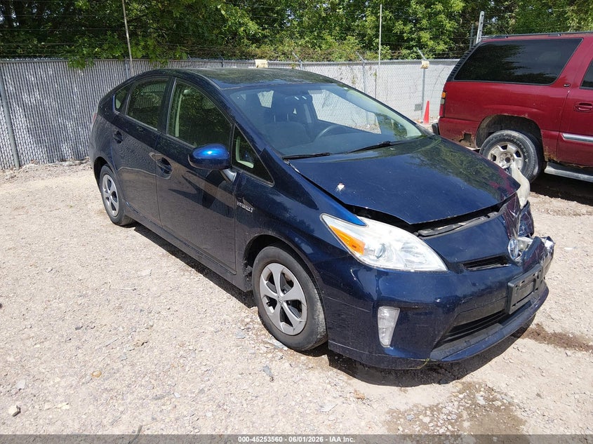 2012 Toyota Prius VIN JTDKN3DU6C1591264 IAAI salvage auction — LEFT FRONT, Salvage Title, sold $1,900 on 2026-07-15 (photo 1)
