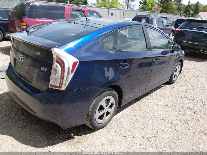 2012 Toyota Prius VIN JTDKN3DU6C1591264 IAAI salvage auction — LEFT FRONT, Salvage Title, sold $1,900 on 2026-07-15 (photo 4)