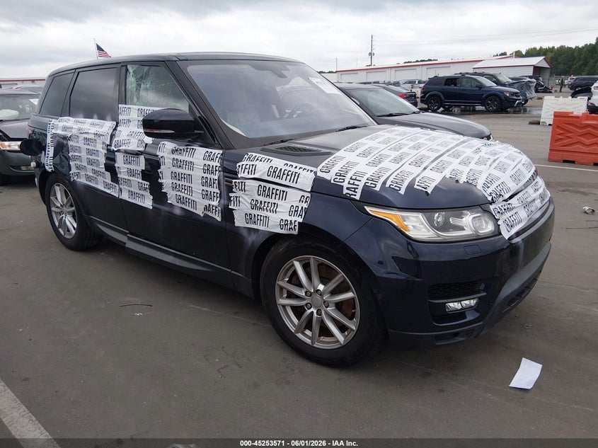 2016 Land rover Range rover sport VIN SALWG2PF9GA117293 IAAI salvage auction — VANDALISM, Salvage Title, sold $2,750 on 2026-07-15 (photo 1)