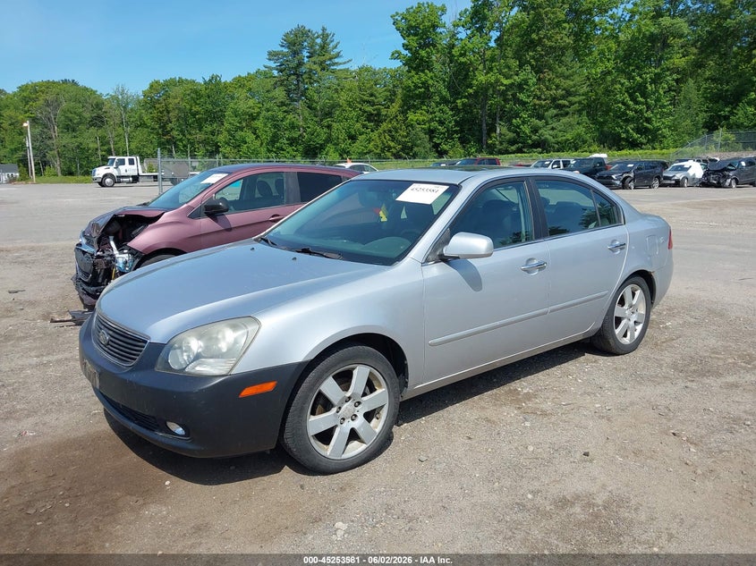 2006 Kia Optima VIN KNAGE124365031354 IAAI salvage auction — REAR END, Salvage (Massachusetts), sold $275 on 2026-07-24 (photo 2)