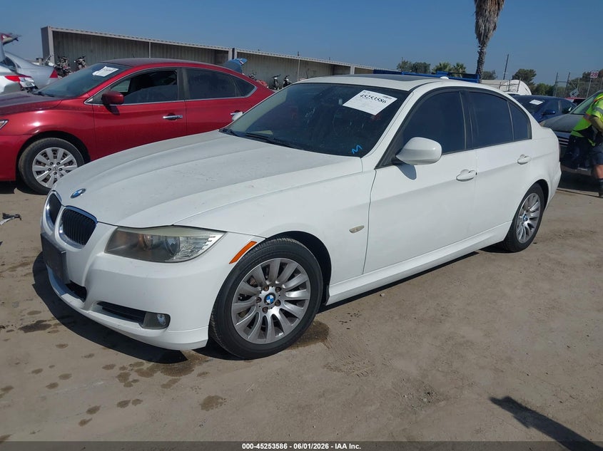 2009 BMW 3 series VIN WBAPH57579NM34080 IAAI salvage auction — REAR END, Salvage (California), sold $1,200 on 2026-07-09 (photo 2)