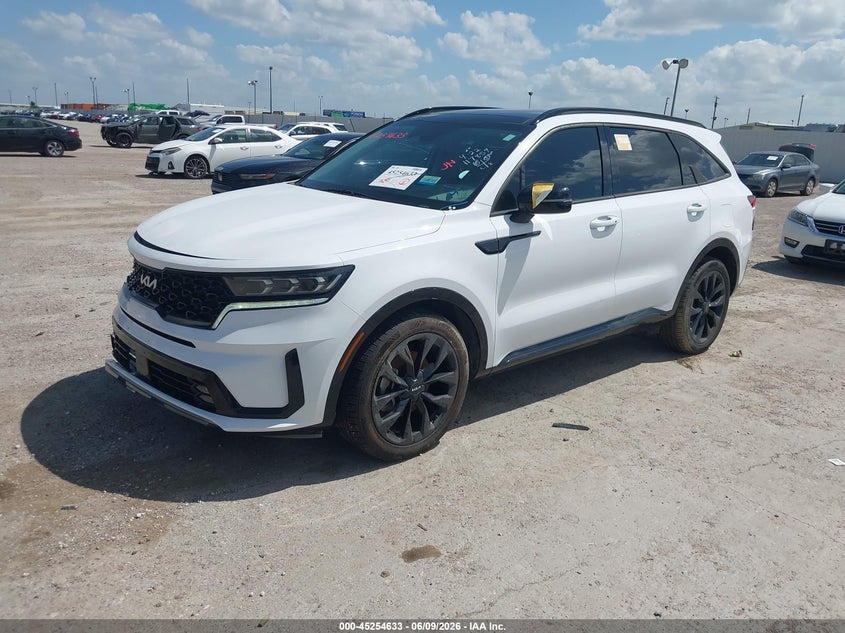 2022 Kia Sorento VIN 5XYRK4LF9NG117859 IAAI salvage auction — FRONT END, Original (Texas), sold $8,500 on 2026-07-24 (photo 2)