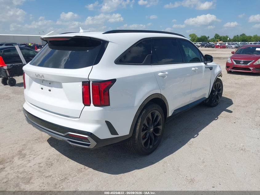 2022 Kia Sorento VIN 5XYRK4LF9NG117859 IAAI salvage auction — FRONT END, Original (Texas), sold $8,500 on 2026-07-24 (photo 4)