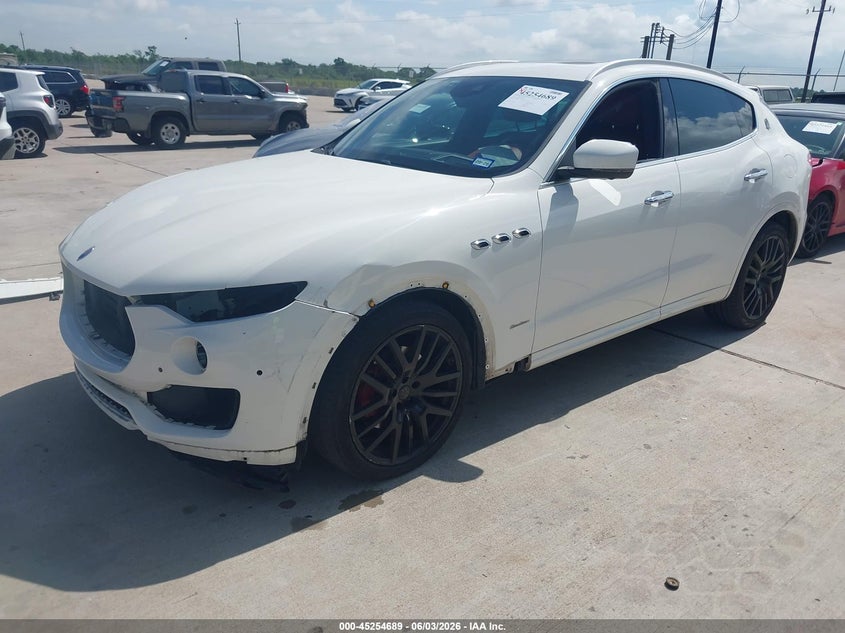 2018 Maserati Levante VIN ZN661XUL4JX304508 IAAI salvage auction — FRONT END, Original (Texas), sold $7,025 on 2026-08-07 (photo 2)
