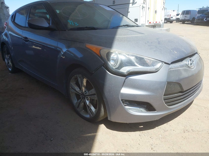 2017 Hyundai Veloster VIN KMHTC6AD5HU315997 IAAI salvage auction — UNKNOWN, Clear (Arizona), sold $300 on 2026-07-14 (photo 1)