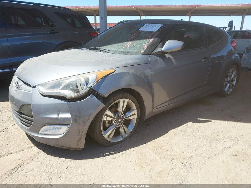 2017 Hyundai Veloster VIN KMHTC6AD5HU315997 IAAI salvage auction — UNKNOWN, Clear (Arizona), sold $300 on 2026-07-14 (photo 2)