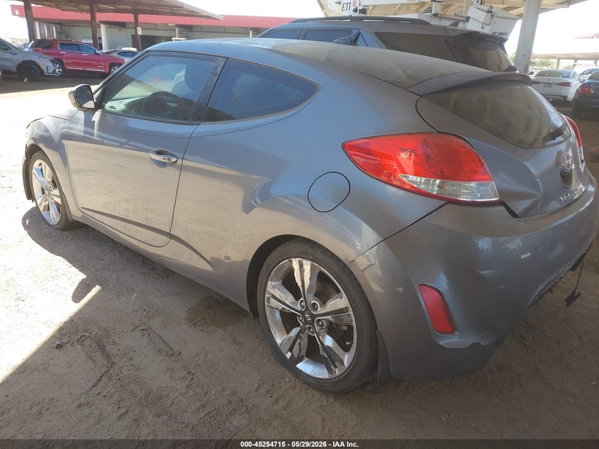 2017 Hyundai Veloster VIN KMHTC6AD5HU315997 IAAI salvage auction — UNKNOWN, Clear (Arizona), sold $300 on 2026-07-14 (photo 3)